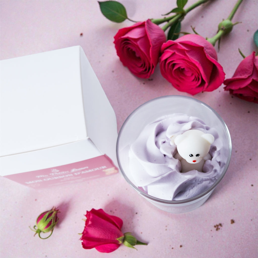 Bougie chantilly | Rose & Violette