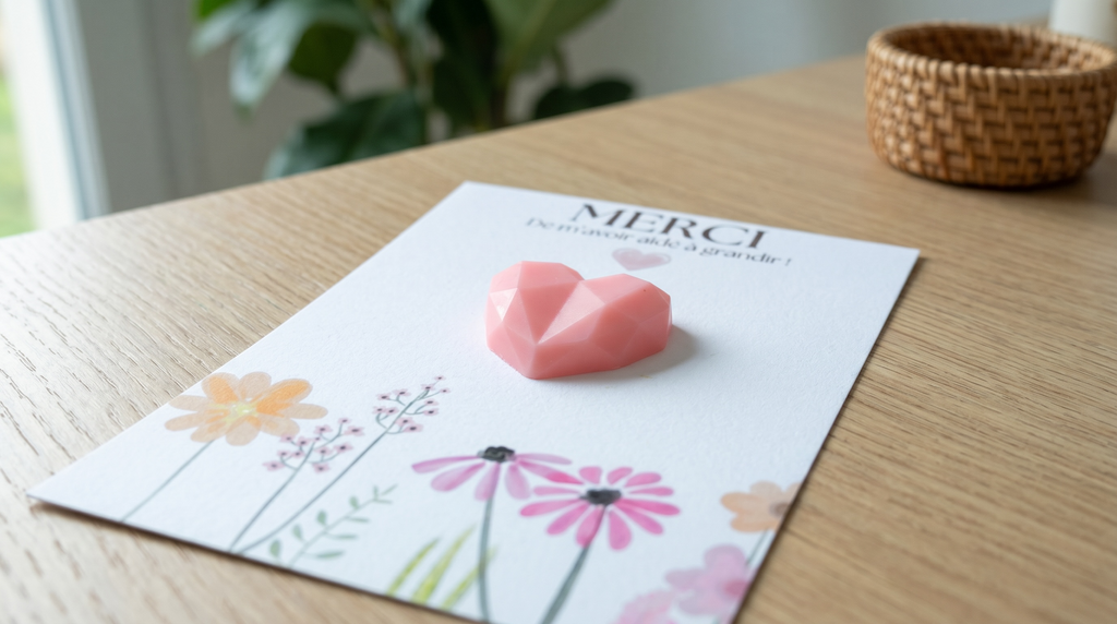 Cadeau Maîtresse | Carte Merci & Fondant Monoï Vanillée